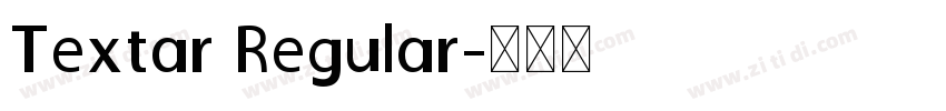 Textar Regular字体转换